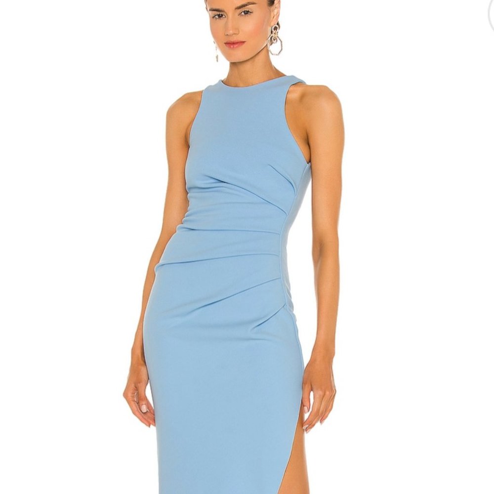 Misha Ida Dress Powder Blue Size 4